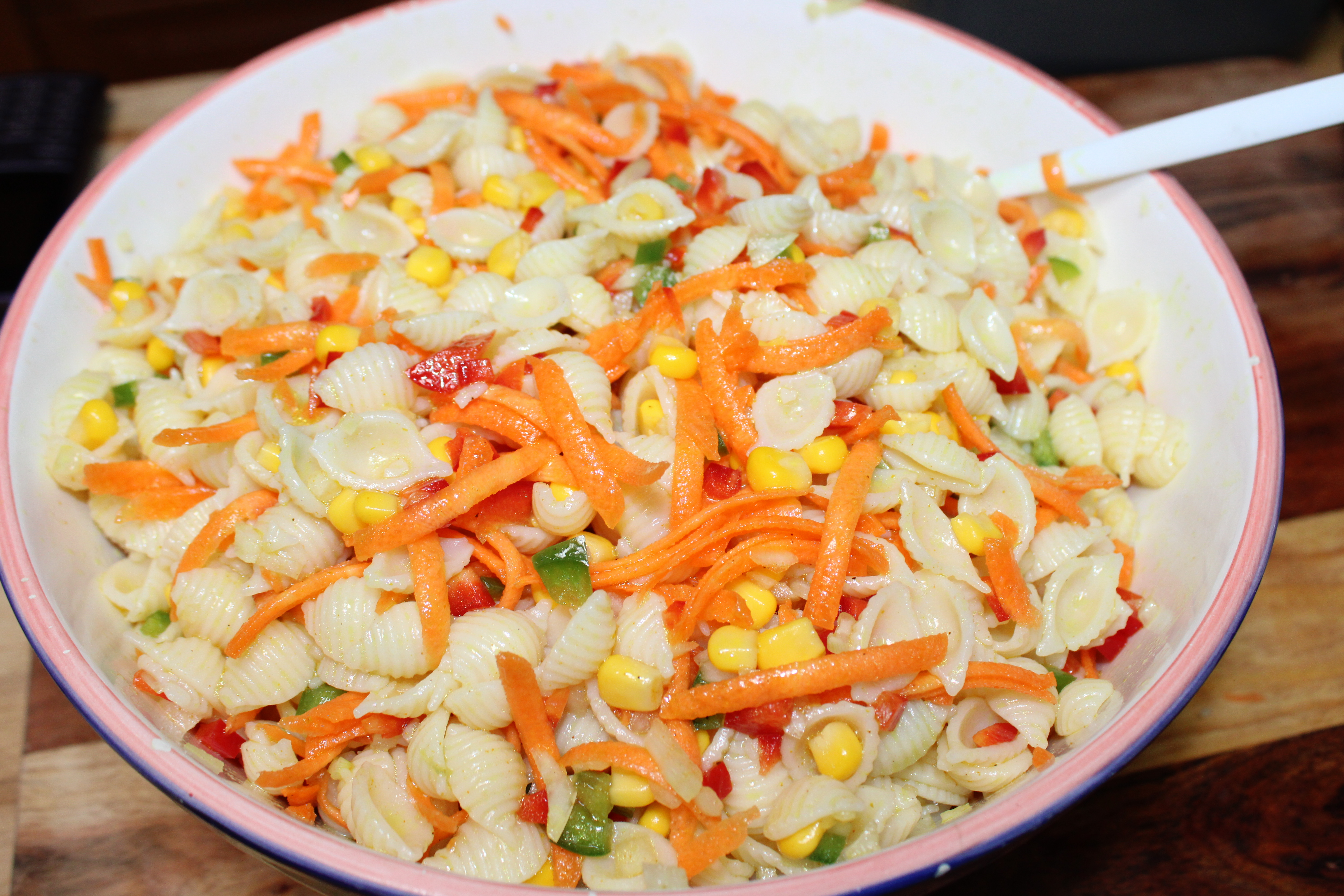 Curried pasta salad